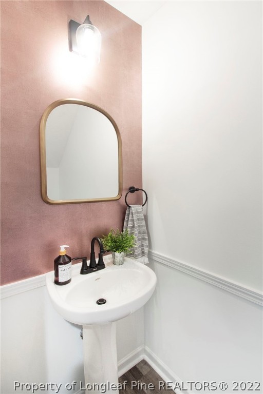 215 Cape Fear Road Raeford, NC 28376 - Photo 7 of 24 a bathroom with a sink and a mirror