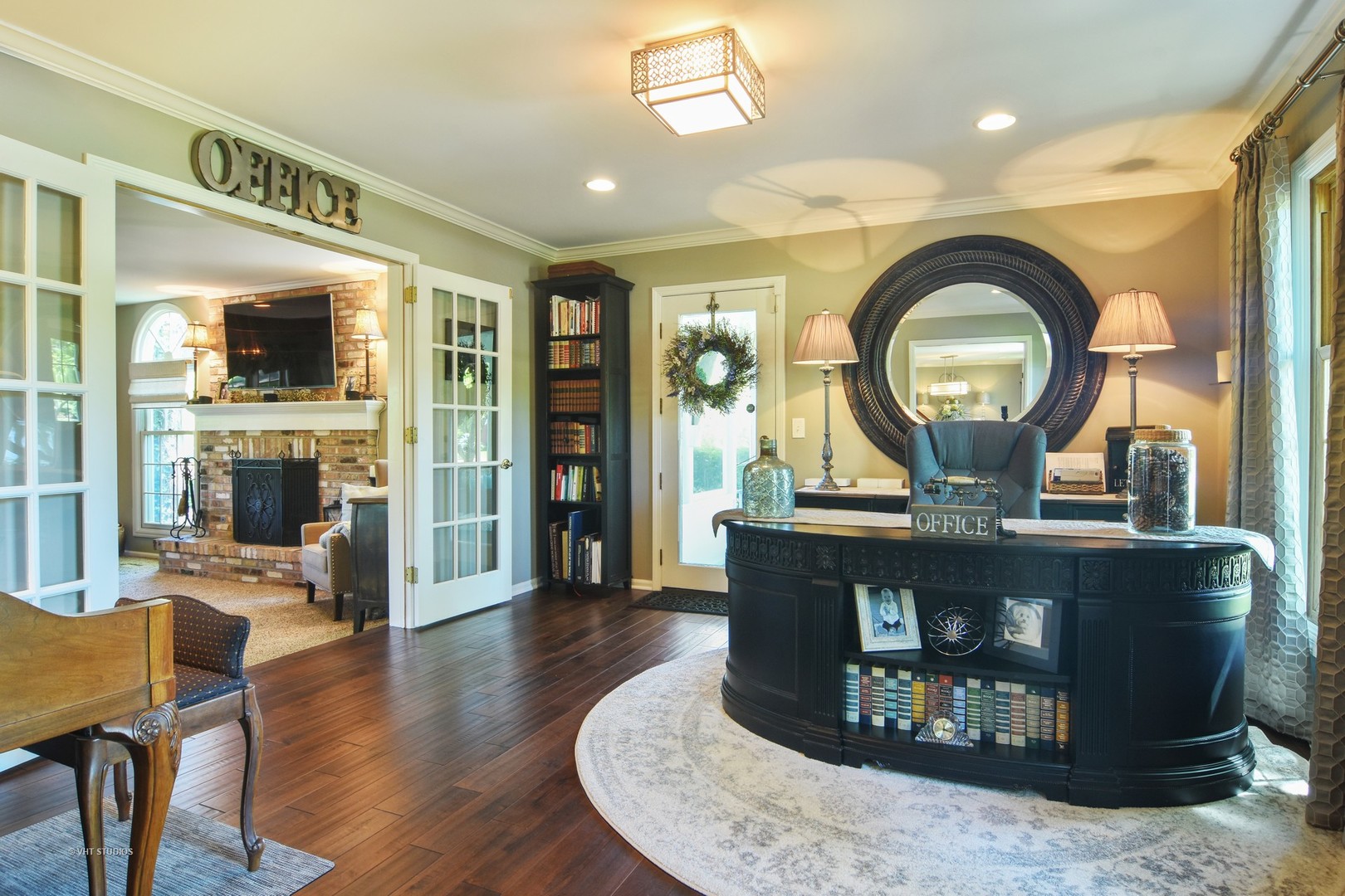 20755 North Weatherstone Road Kildeer, IL 60047 - Photo 14 of 61 a living room with fireplace furniture and a fireplace