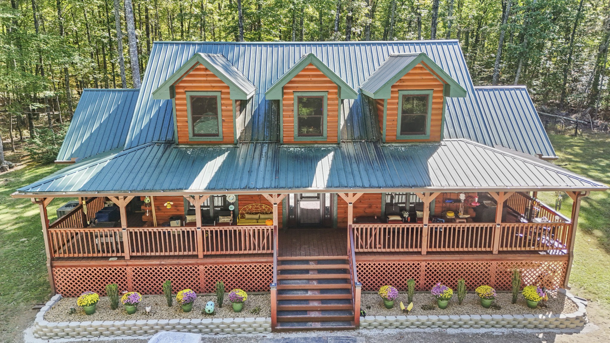 a view of outdoor space and deck