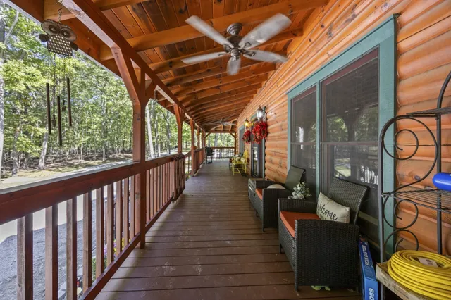 a view of an outdoor sitting area