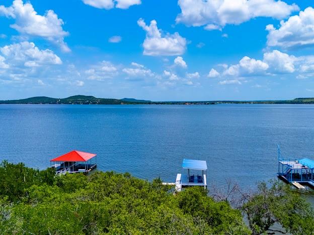 3817 Blue Fin Road Caddo, TX 76429 - Photo 38 of 40 a view of a lake with a lake view