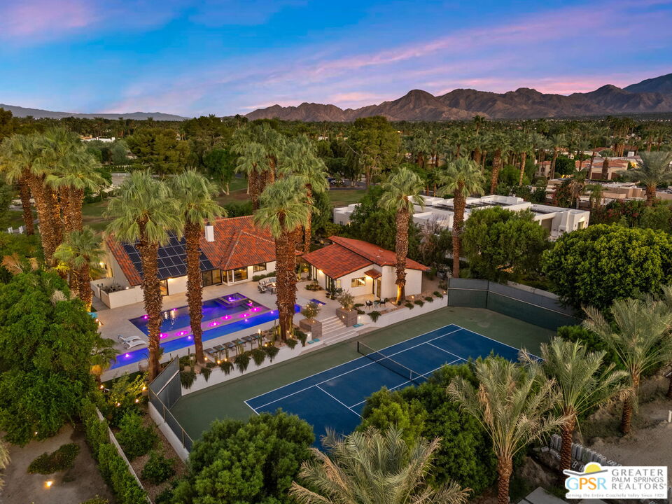 40563 Desert Creek Lane Rancho Mirage, CA 92270 - Photo 17 of 75 a view of a city with sunset view