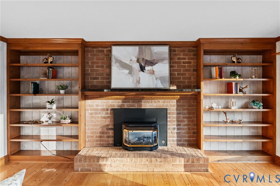 1517 Old Church Road Mechanicsville, VA 23111 - Photo 12 of 50 Unfurnished living room featuring a wood stove and