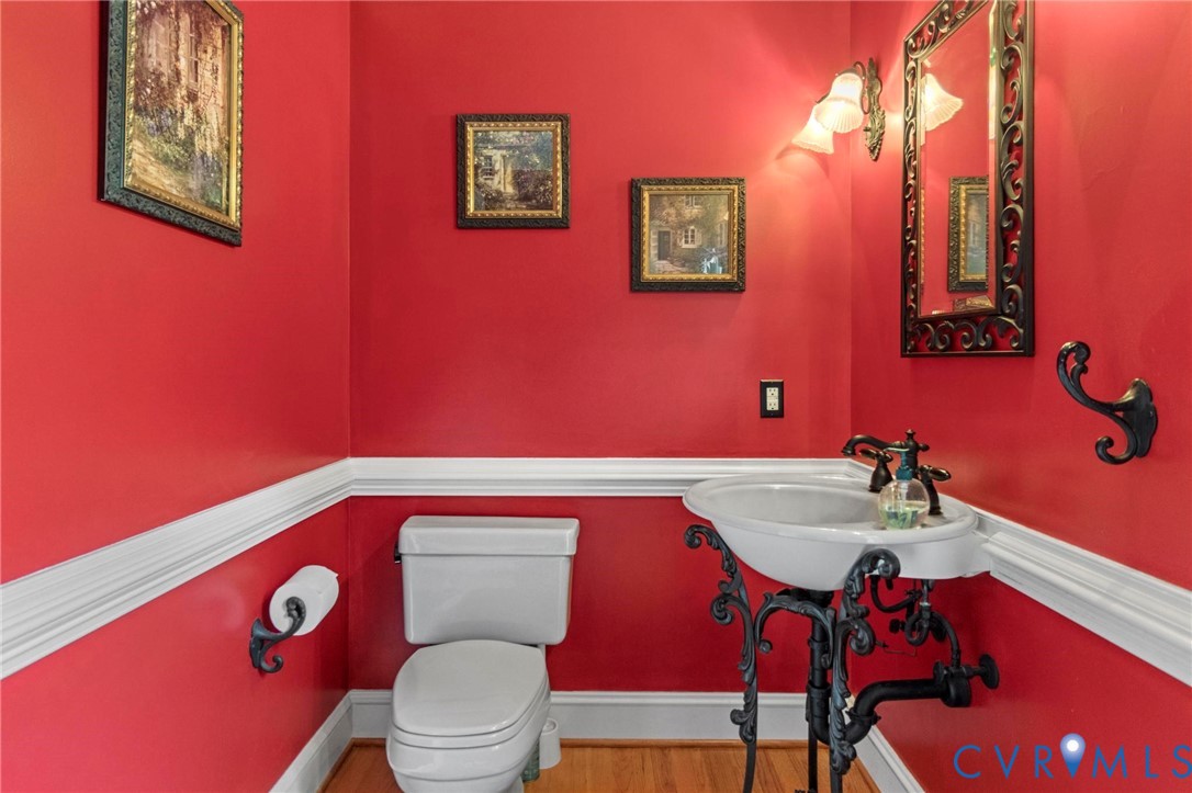 1517 Old Church Road Mechanicsville, VA 23111 - Photo 18 of 50 Bathroom featuring toilet and wood finished floors