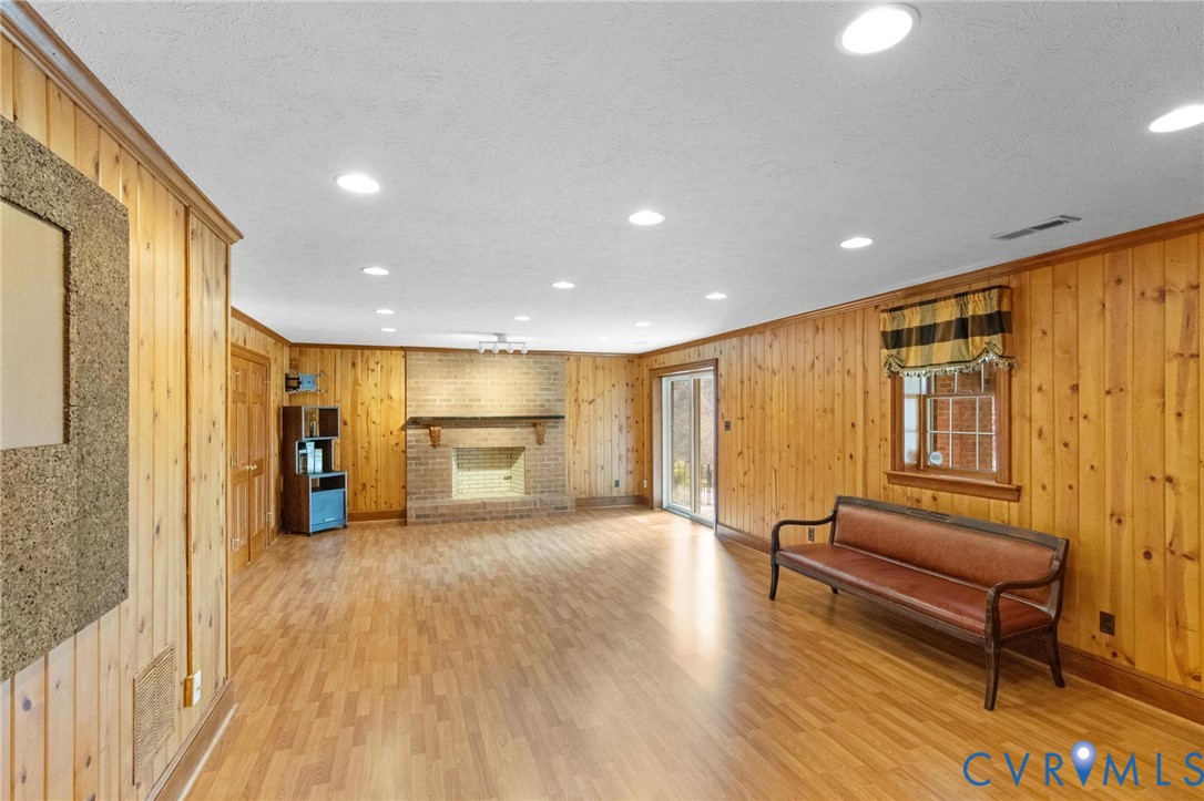1517 Old Church Road Mechanicsville, VA 23111 - Photo 33 of 50 Unfurnished room with wooden walls, recessed light