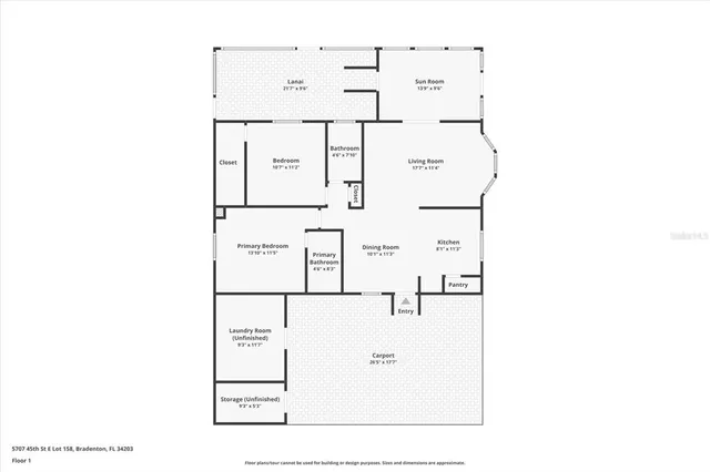 $184,900 | 5707 45th Street East, Unit 158, Bradenton, FL 34203