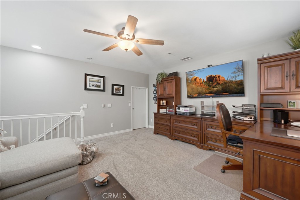 33433 Emerson Way, Unit A Temecula, CA 92592 - Photo 20 of 31 a view of a workspace with furniture and a window