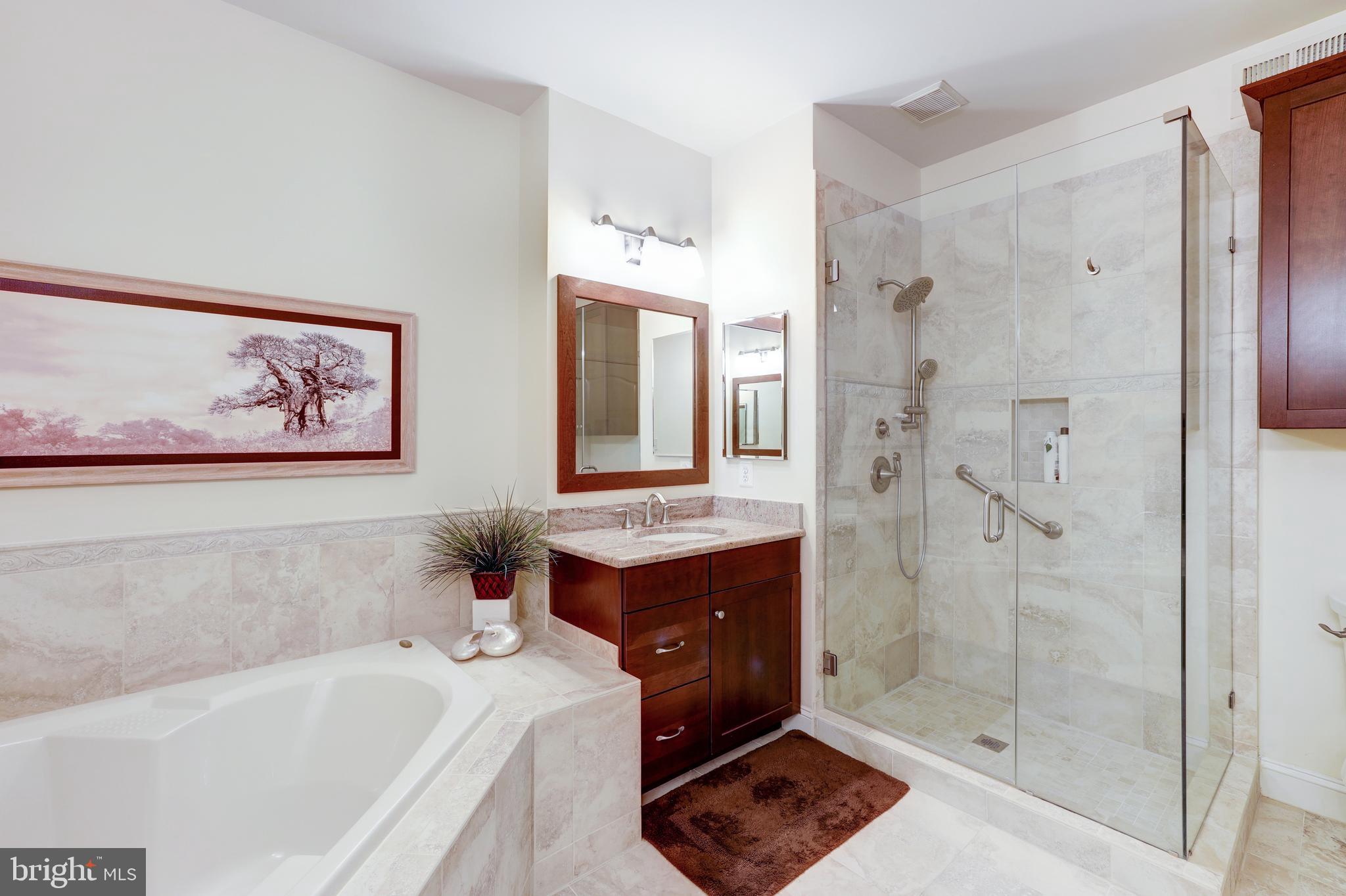 20135 Valhalla Square Ashburn, VA 20147 - Photo 22 of 41 a bathroom with a bathtub shower sink mirror and toilet