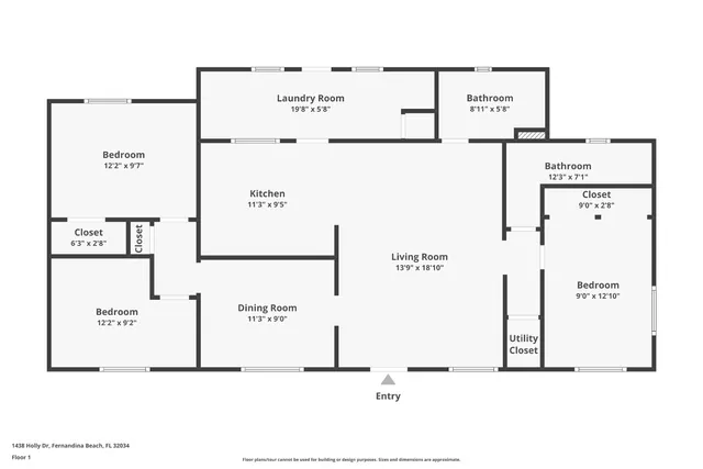 $499,000 | 1438 Holly Drive, Fernandina Beach, FL 32034