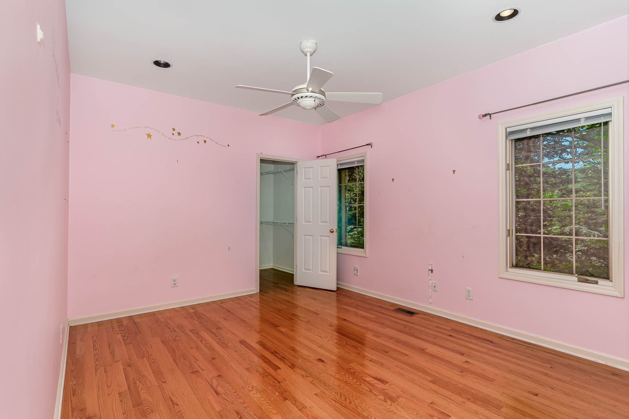 1102 Dora Whitley Road Franklin, TN 37064 - Photo 25 of 42 a view of empty room with wooden floor and fan