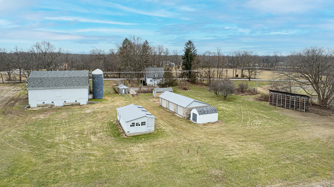 4678 Springport Road Jackson, MI 49201 - Photo 1 of 80 out buildings Aerials - 4678 Springport