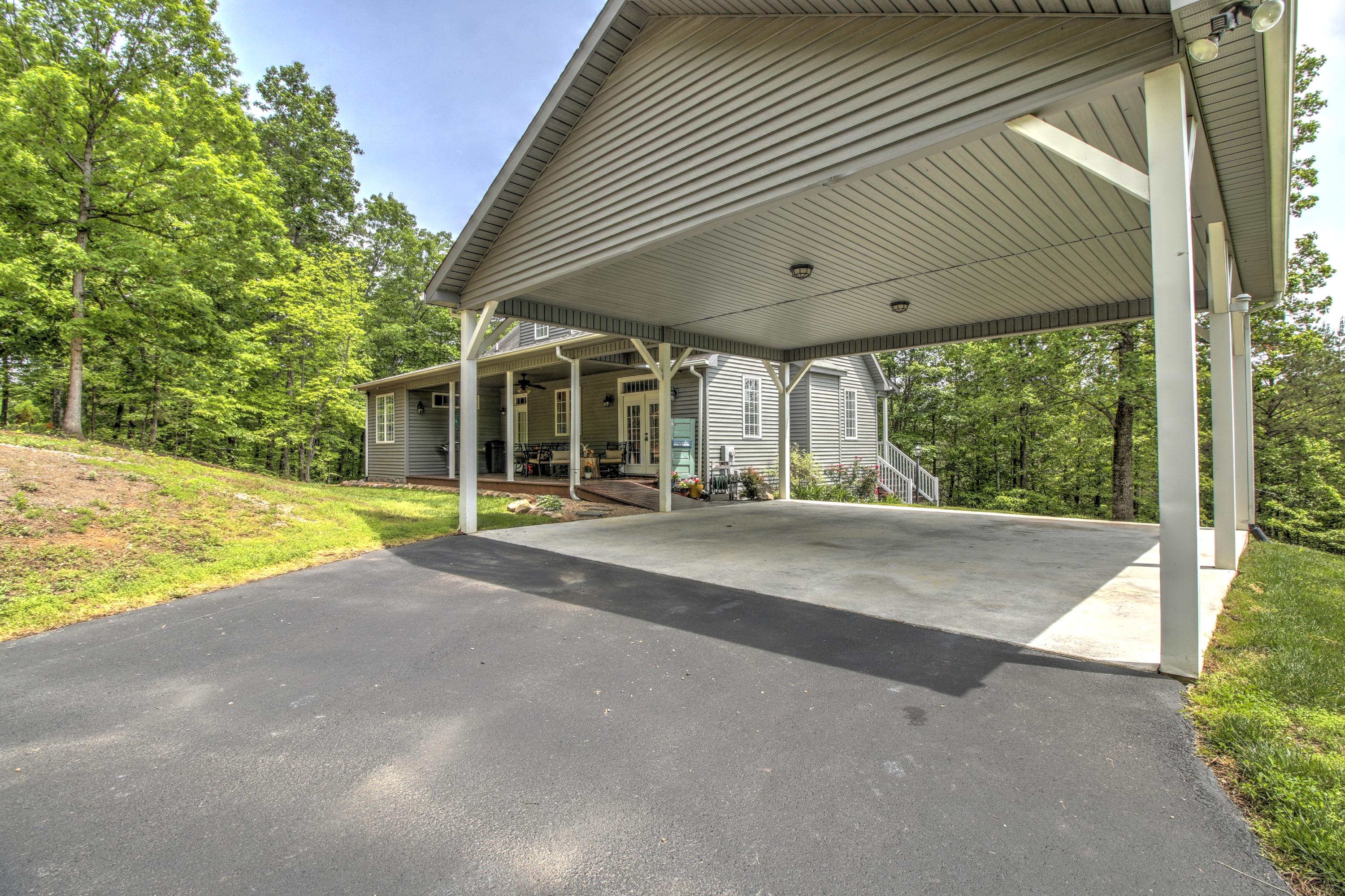 1335 Woodhaven Estates Road Blue Ridge, VA 24064 - Photo 3 of 45 a view of a house with backyard and porch