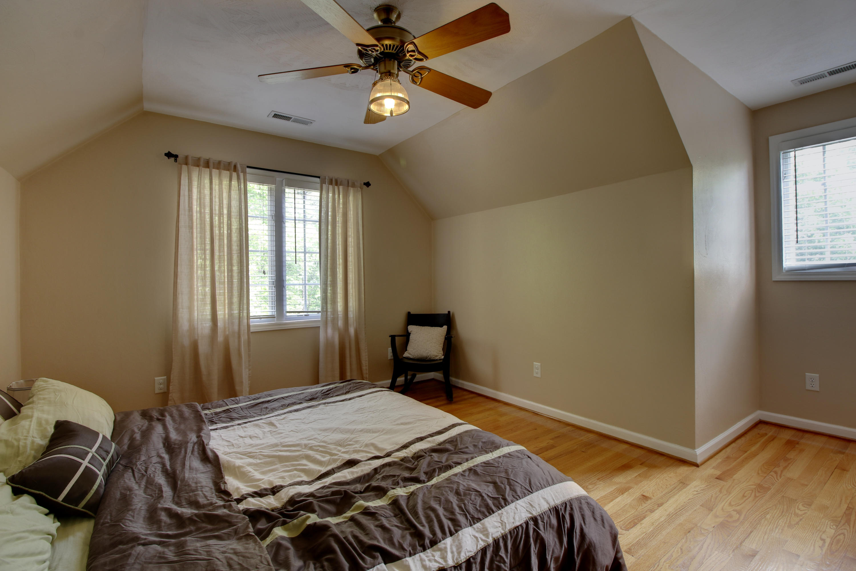 1335 Woodhaven Estates Road Blue Ridge, VA 24064 - Photo 28 of 45 a bedroom with a bed and a window