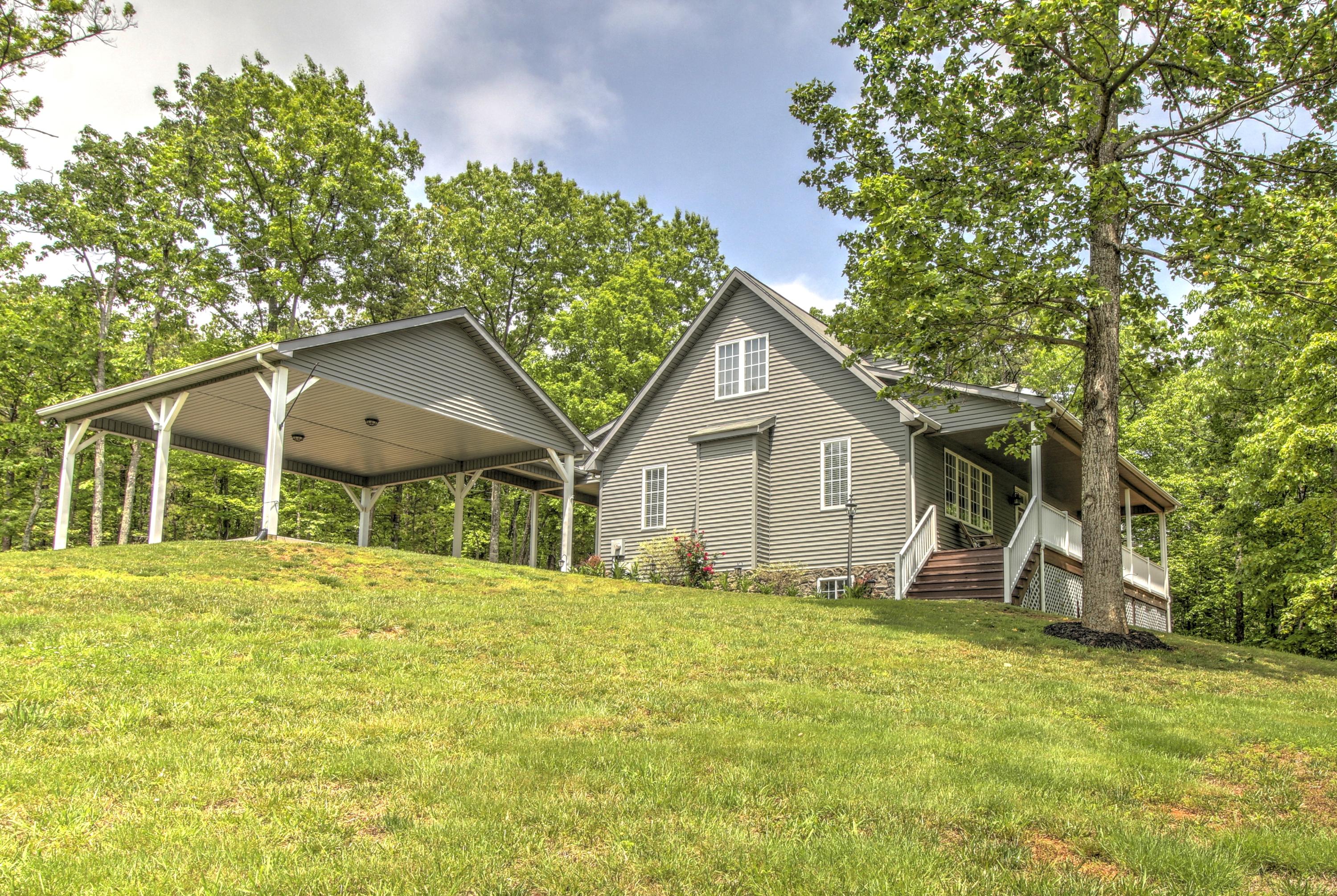 1335 Woodhaven Estates Road Blue Ridge, VA 24064 - Photo 7 of 45 a view of a house with a yard