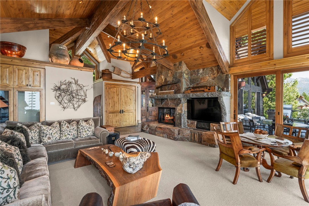 444 Gonowabie Road Crystal Bay, NV 89402 - Photo 5 of 50 a living room with furniture a flat screen tv and a large window