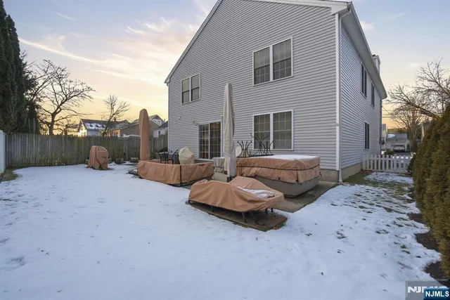 a backyard of a house