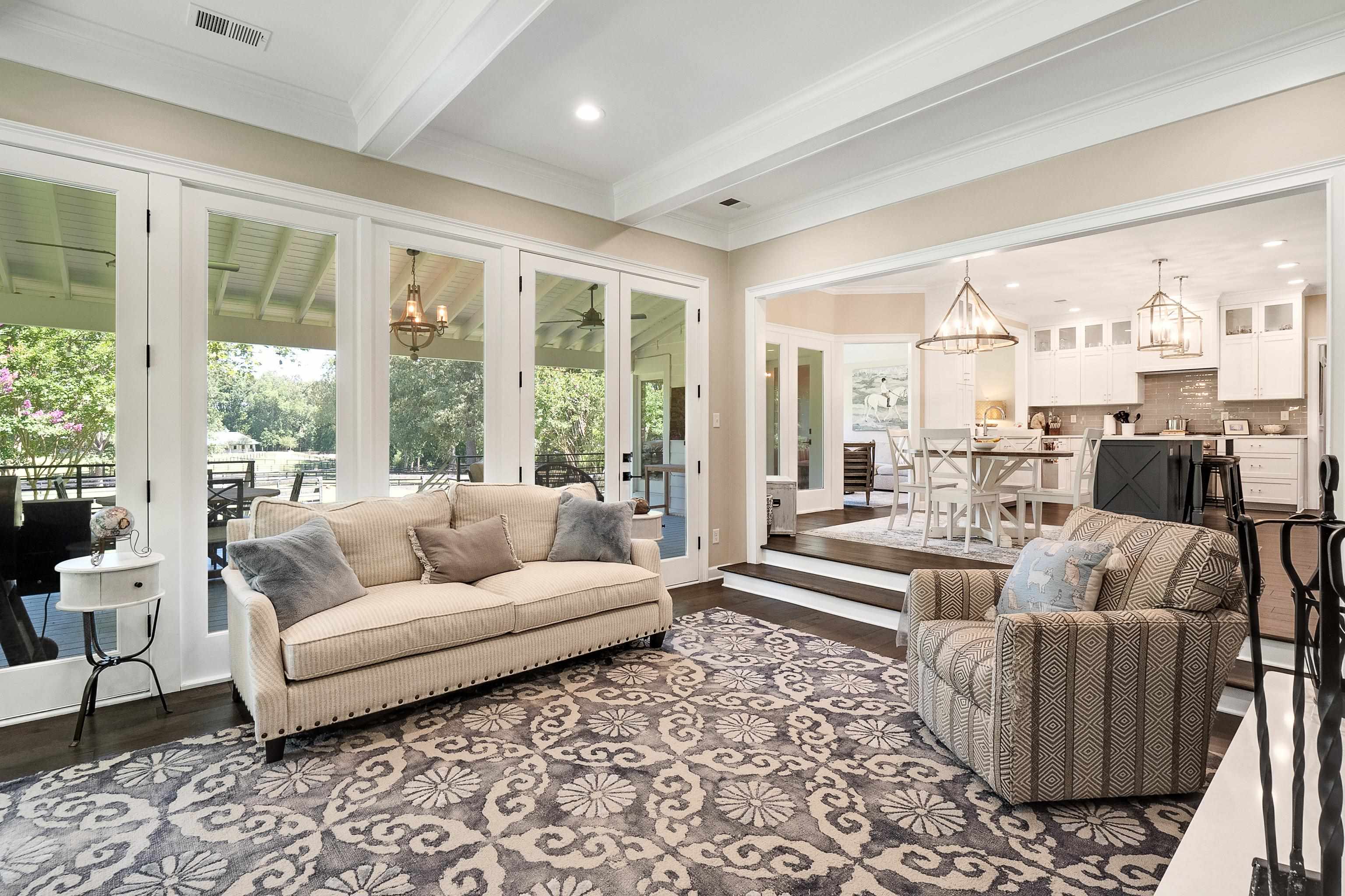11830 Monterey Road Eads, TN 38028 - Photo 7 of 40 Sunroom with beamed ceiling, french doors, and a chandelier