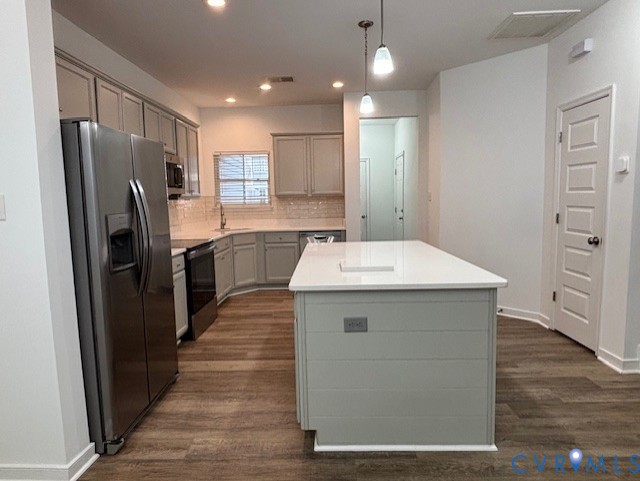 7877 Old Guild Road, Unit 7877 Richmond, VA 23237 - Photo 39 of 41 Kitchen featuring stainless steel appliances, gray