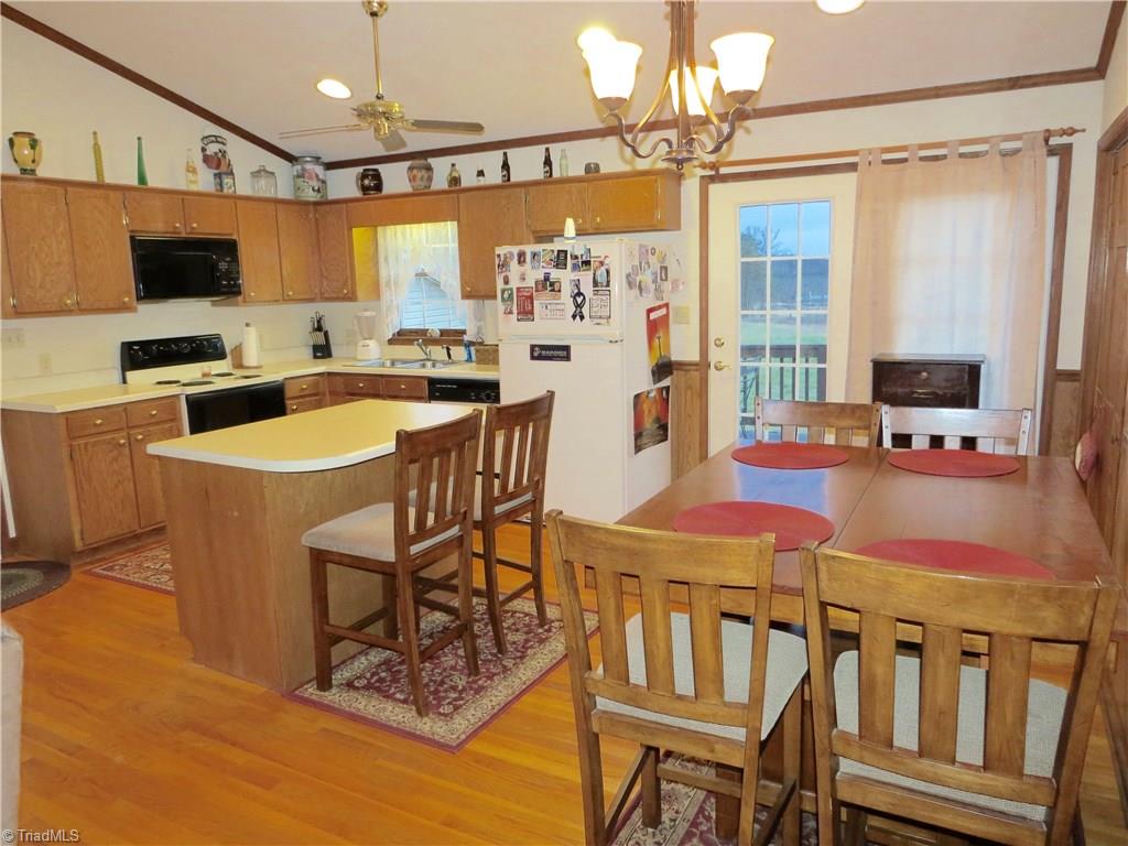640 Moir Mill Road Eden, NC 27288 - Photo 2 of 19 Large Kitchen with tons of cabinet space and island, also has french doors leading to huge deck that is great for entertaining.