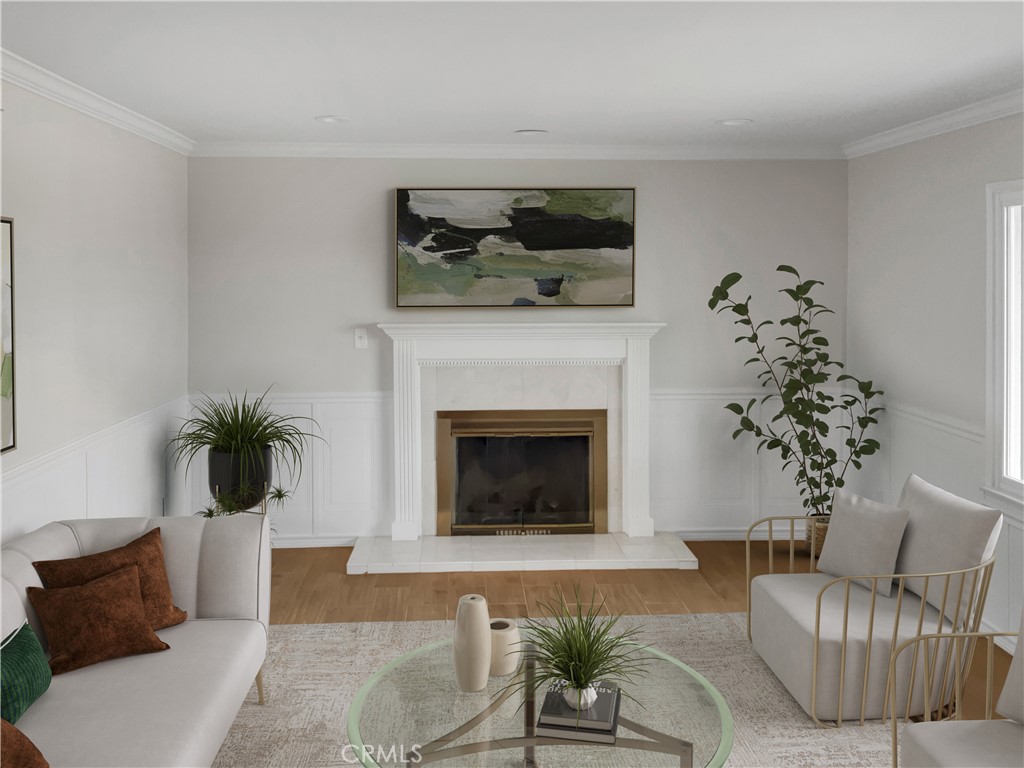 6376 Westview Drive Riverside, CA 92506 - Photo 2 of 23 a living room with furniture and a fireplace