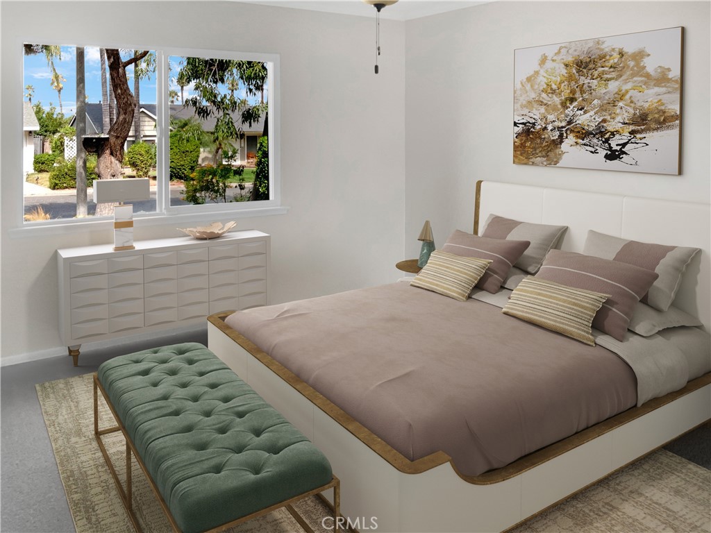 6376 Westview Drive Riverside, CA 92506 - Photo 4 of 23 a bedroom with a bed and a painting on the wall