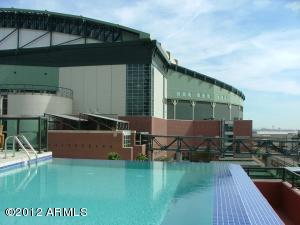 310 South 4th Street, Unit 1304 Phoenix, AZ 85004 - Photo 8 of 15 Pool over looking the Ball Park
