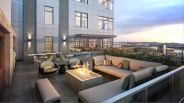 375 Canal Street, Unit 906 Somerville, MA 02145 - Photo 2 of 6 a view of roof deck with couches and potted plants