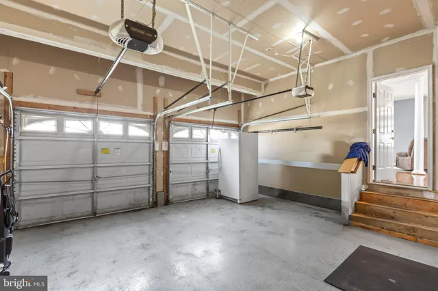 a view of a room with racks