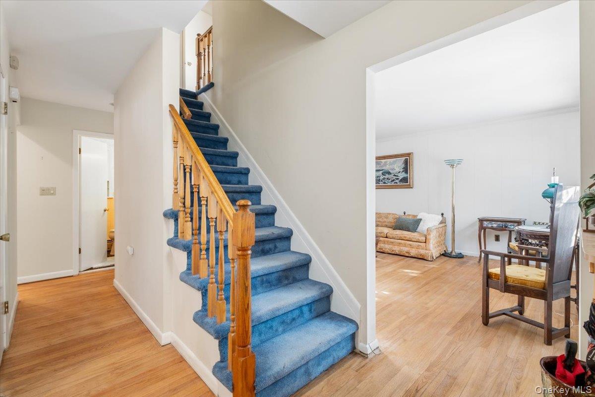 496 Granite Springs Road Yorktown Heights, NY 10598 - Photo 8 of 43 a view of entryway and hall with wooden floor