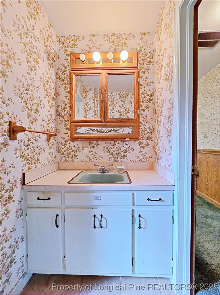 764 Old Vander Road Fayetteville, NC 28312 - Photo 20 of 50 a view of bathroom with dual sinks