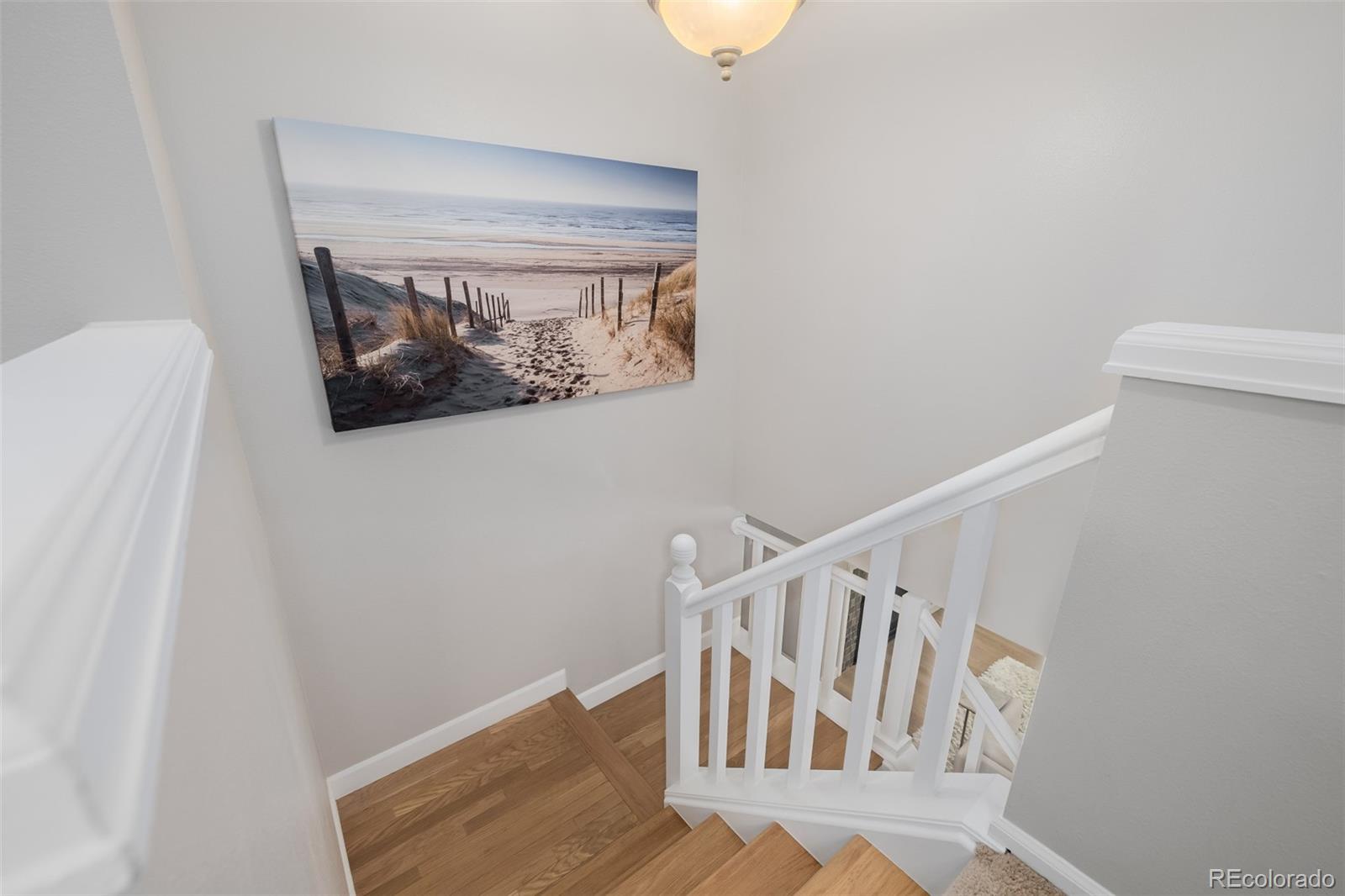 8827 South Cactus Flower Way Highlands Ranch, CO 80126 - Photo 22 of 49 a view of wooden floor with a white wall
