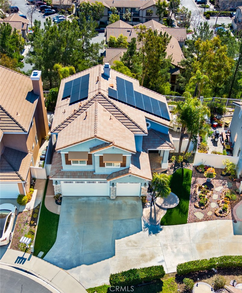 29 Beaulieu Lane Lake Forest, CA 92610 - Photo 50 of 60 an aerial view of a house with a garden