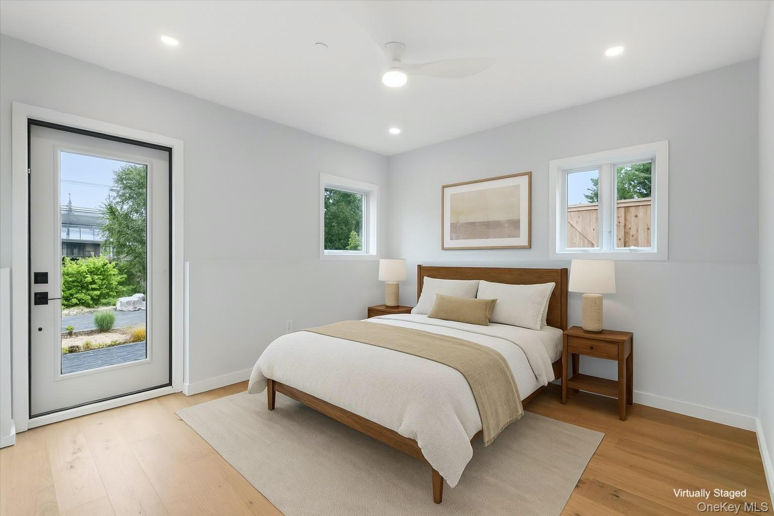 46 Hudson Street, Unit 1 Sleepy Hollow, NY 10591 - Photo 22 of 31 a bedroom with a bed and a painting