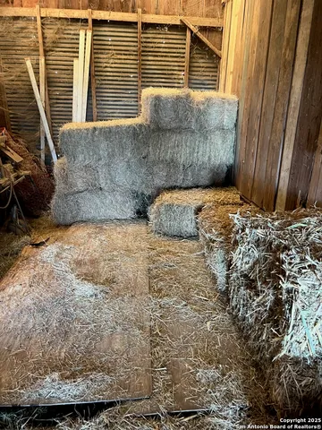 a view of a building from a balcony