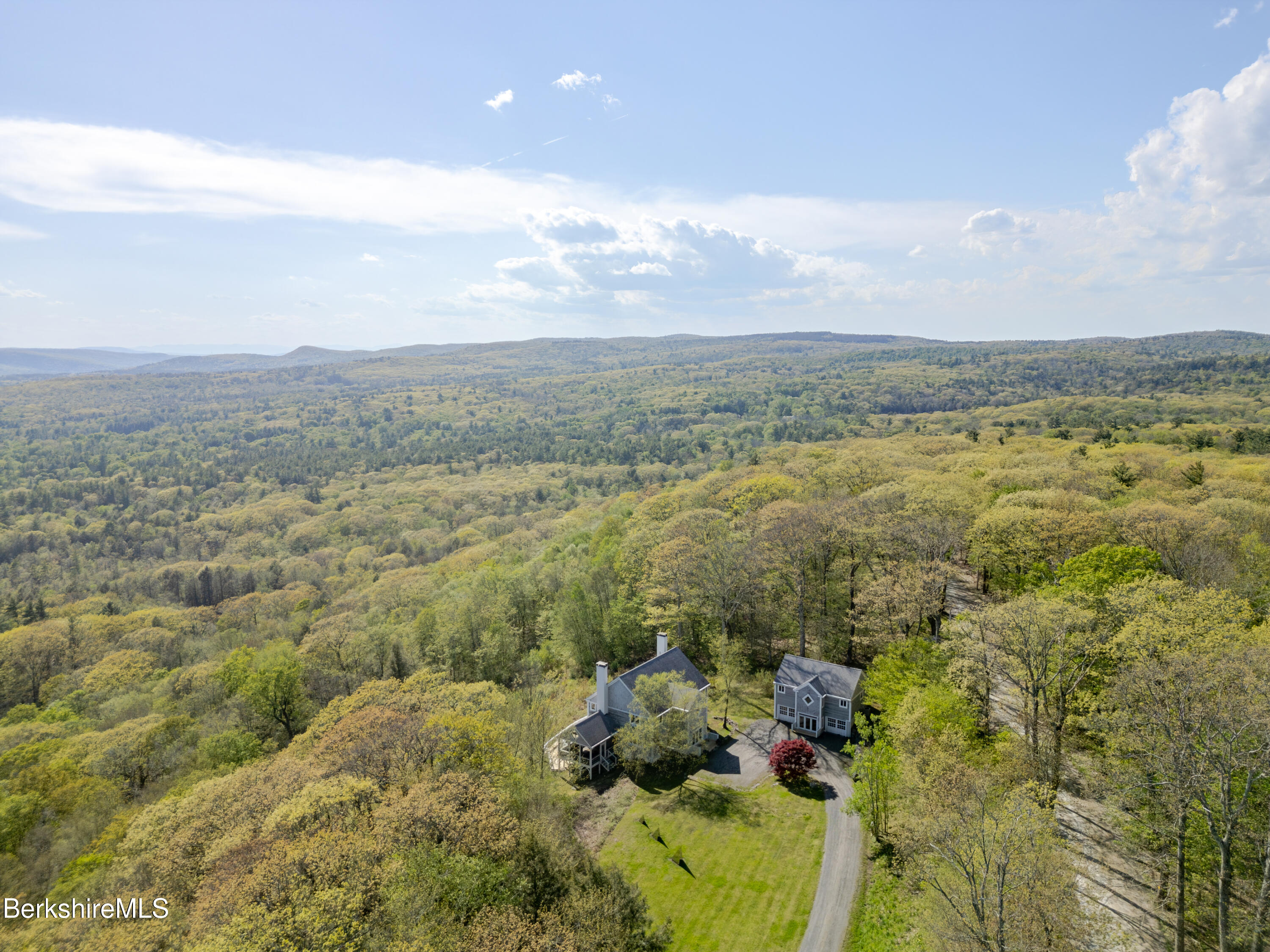169 Mt Hunger Road Monterey, MA 01245 - Photo 46 of 47 AERIAL VIEW OF THE PROPERTY