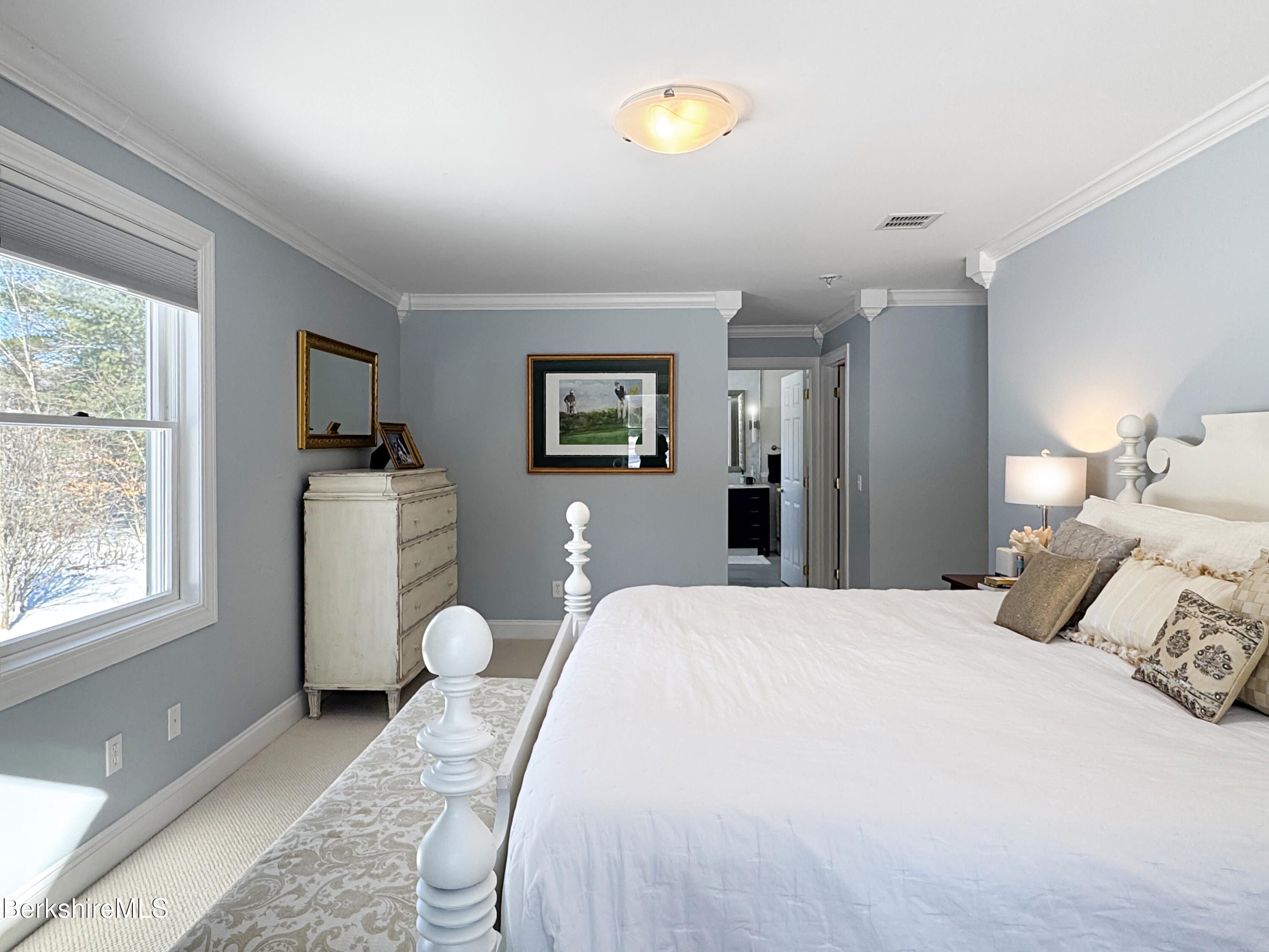 5 Eastbrook Lane Pittsfield, MA 01201 - Photo 28 of 43 a bedroom with a bed and a large window