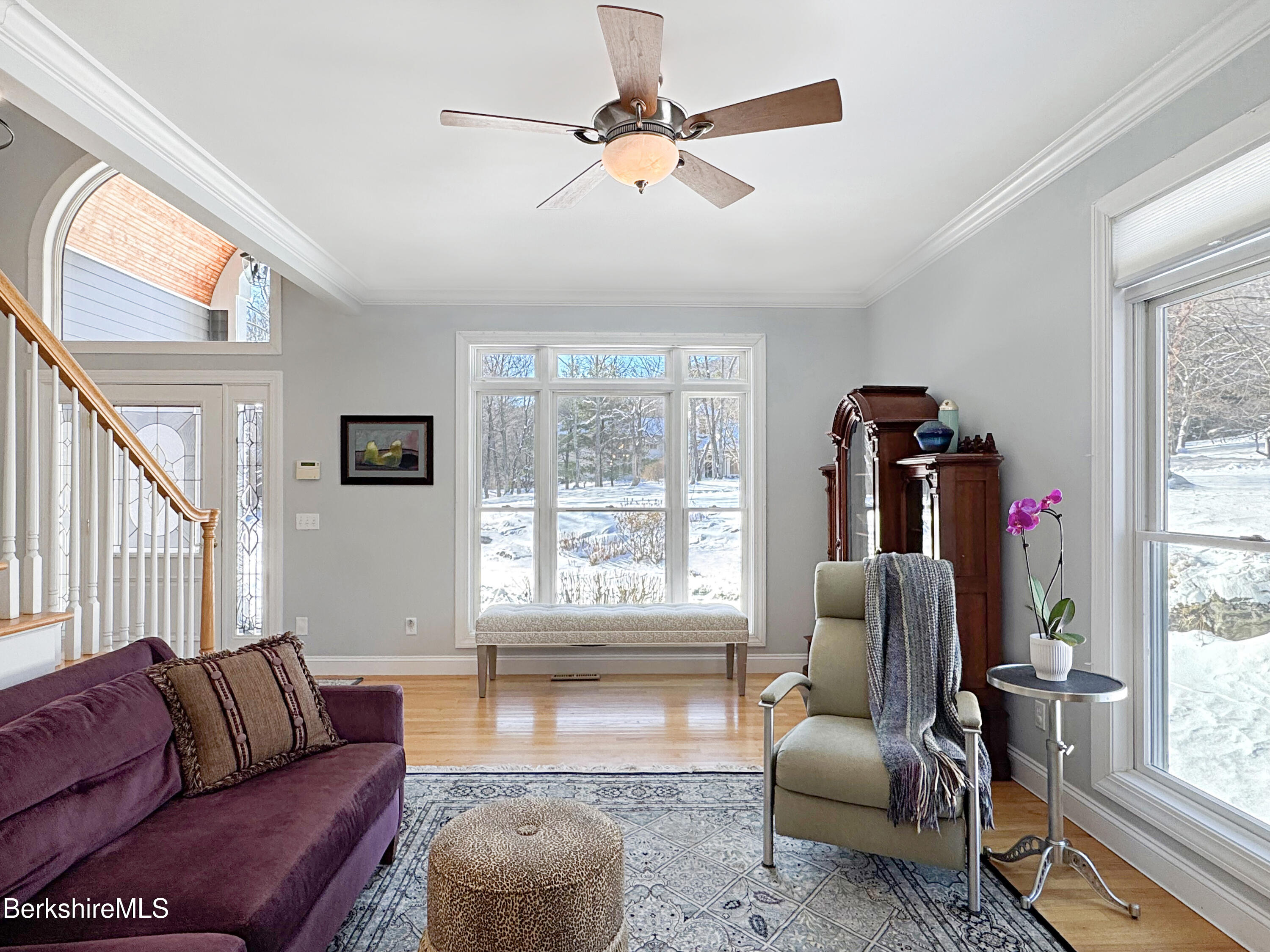 5 Eastbrook Lane Pittsfield, MA 01201 - Photo 8 of 43 a living room with furniture and a large window