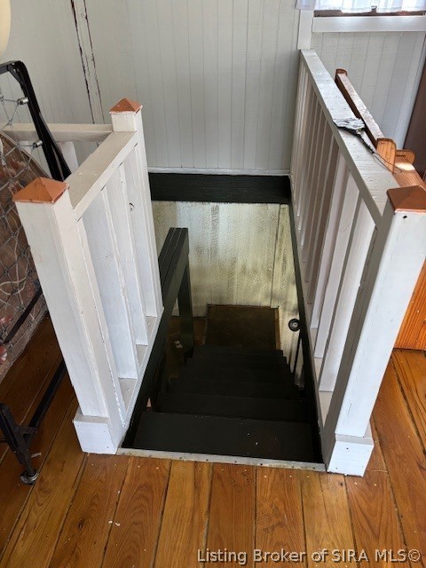 6024 Little Patoka Road Taswell, IN 47175 - Photo 19 of 26 Stairway from 2nd floor to main level