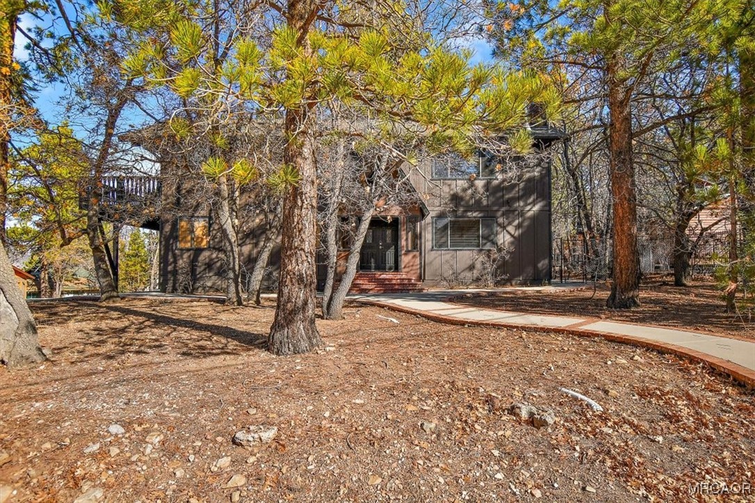 1584 Wolf Road Big Bear City, CA 92314 - Photo 29 of 33 a view of road with trees