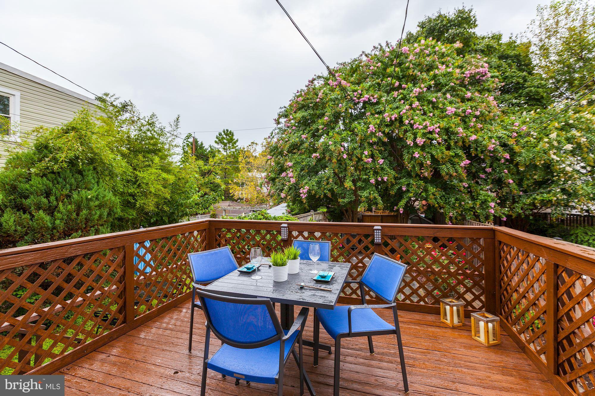 3523 S Street Northwest Washington, DC 20007 - Photo 13 of 15 a view of chair and deck in the patio