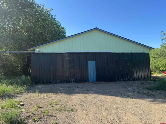 a backyard of a house