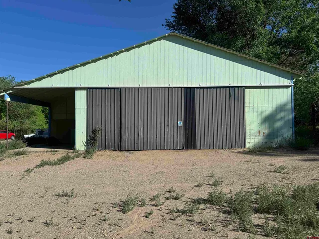 a backyard of a house
