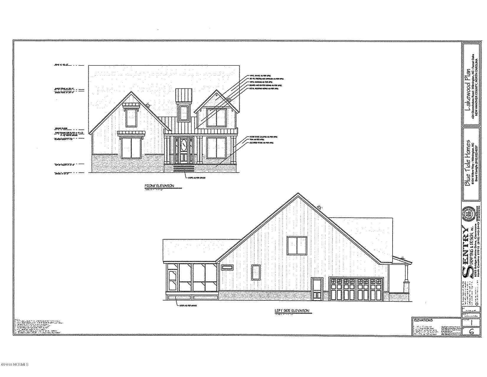 Front Elevation Drawing