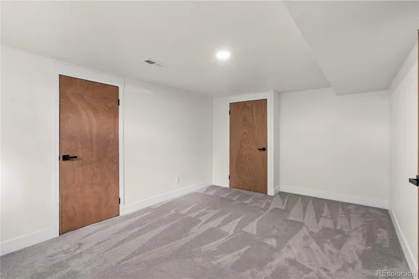 a view of an empty room