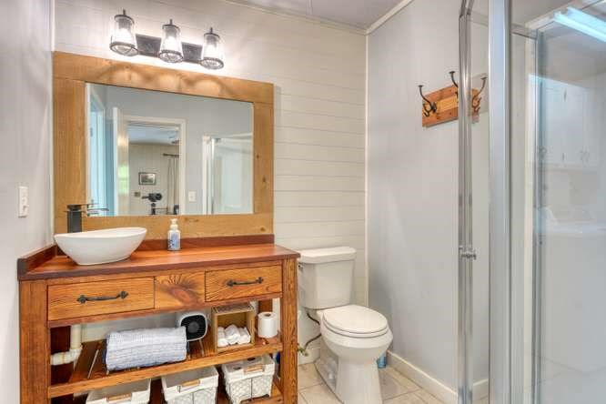 3333 Ellington Road Hayesville, NC 28904 - Photo 52 of 56 a bathroom with a sink toilet and mirror