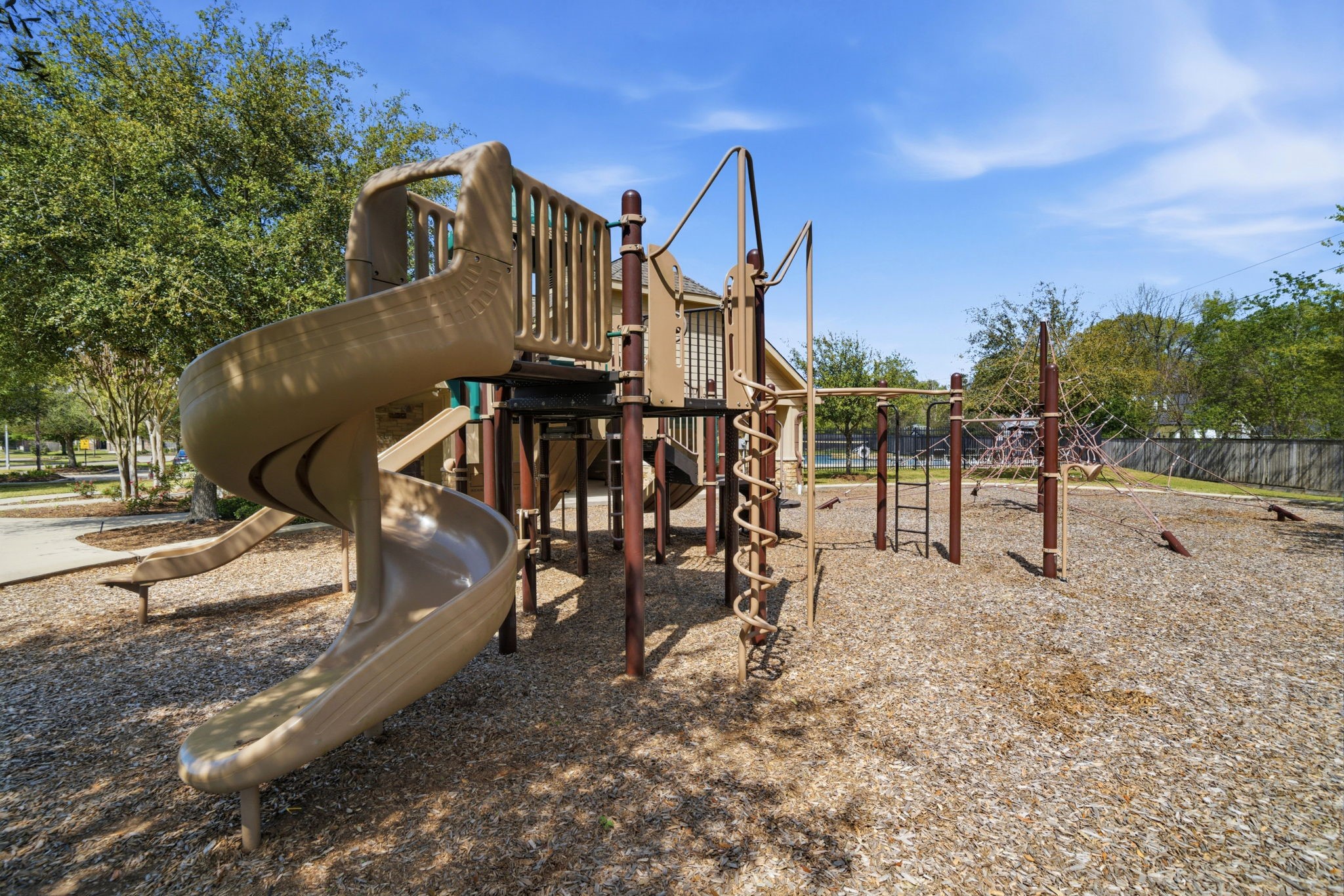 7618 Willow School Drive Spring, TX 77389 - Photo 17 of 19 a view of a park with iron fence