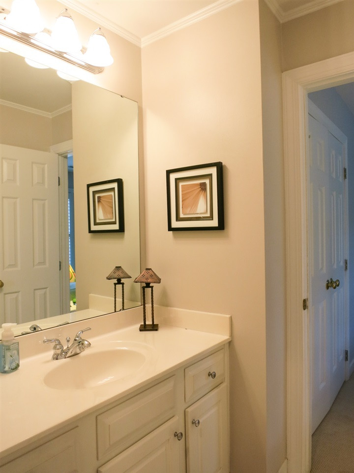 12508 Canolder Street Raleigh, NC 27614 - Photo 21 of 25 View of the lg divided Hall Bath w/tiled floor & tiled tub/shower. Hall Bath