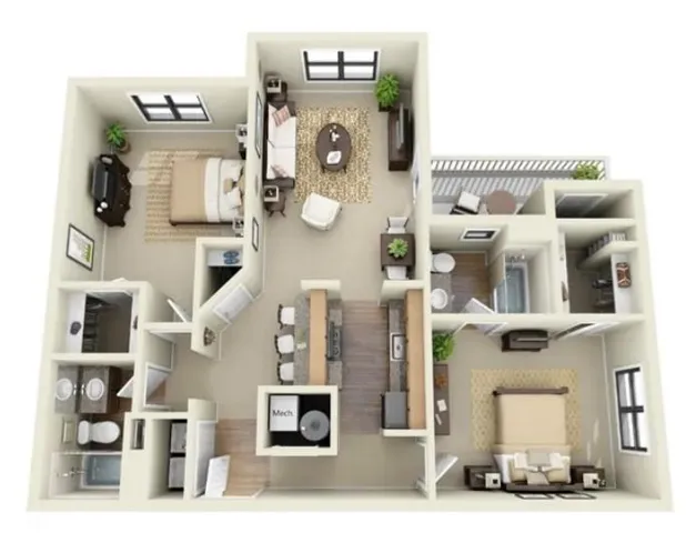 $1,597 | 3450 K Jones Mill Road, Unit 1105, Norcross, GA 30092