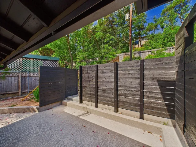 a house with a outdoor space