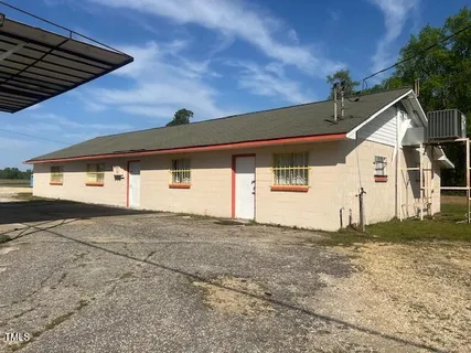 a backyard of a house